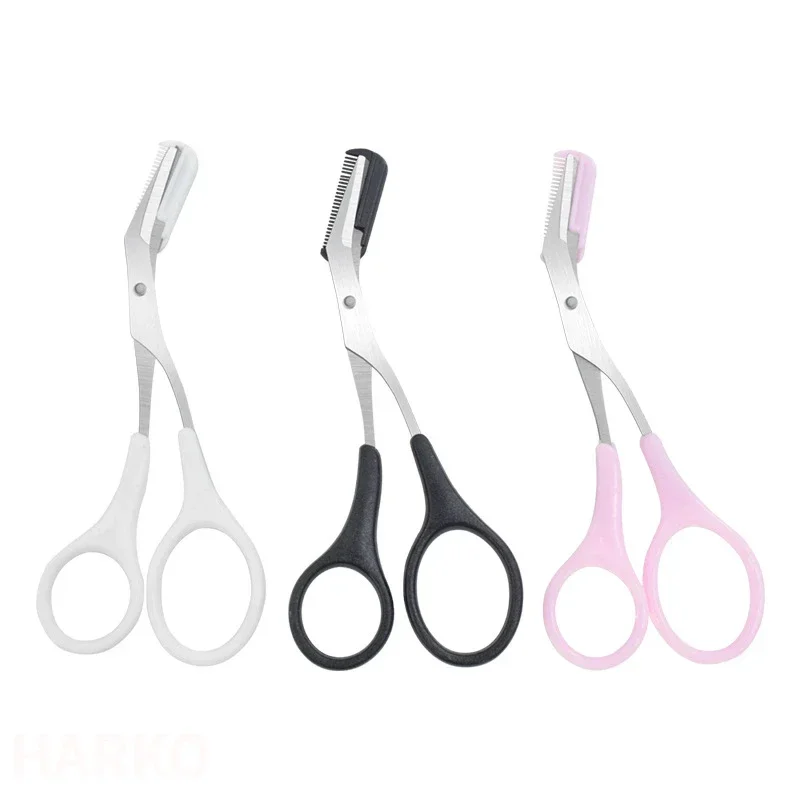 Eyebrow Trimmer Scissor Beauty Products for Women Eyebrow Scissors with Comb Beauty Scissors  Stainless Steel Makeup Accessories