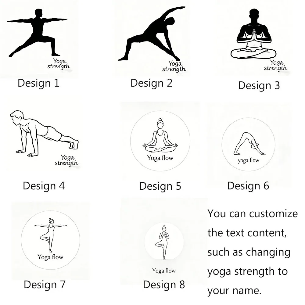 Polarshe Personalized Custom Yoga Mat Bag Add Your Design Casual Canvas Carry Bag Large Capacity Foldable Pilates Mat Case Bags
