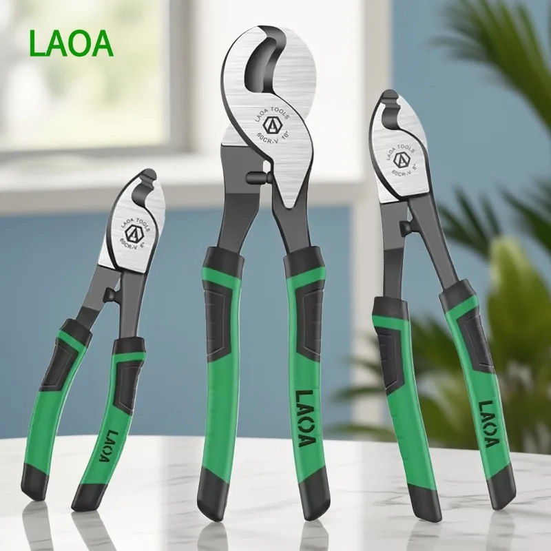 LAOA Cable Cutter Cable Nippers Crimping Pliers Electrical Wire Stripper Combination CR-V Multifunction Hand Tools