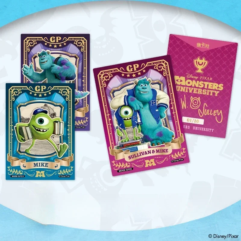 Card Fun Disney Monsters University Commemorative Edition Collection Card Pixar Movie Craze Anime Peripheral Cards Gifts Toys