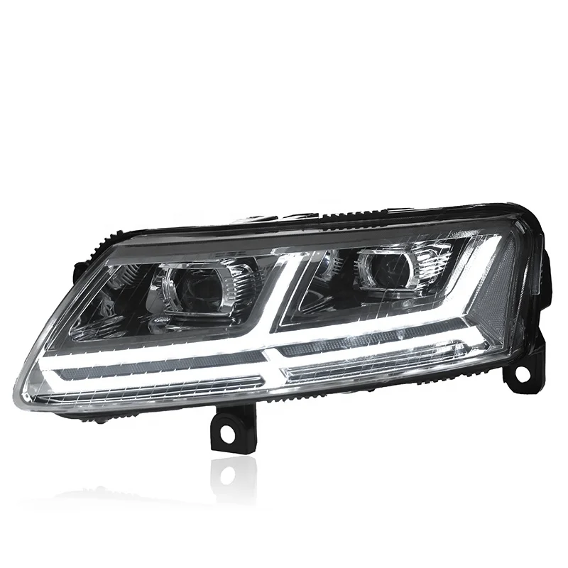 BR  2005-2011  A6 Matrix LED Headlights Upgrade Easy Installation White Light New Condition 12V Voltage