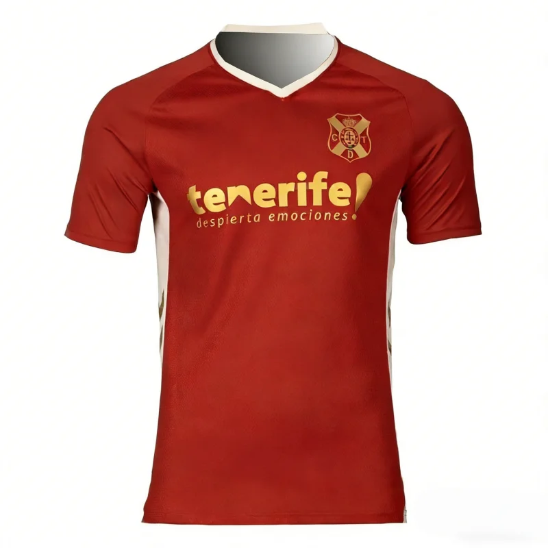 

Футбольная форма для домашних матчей и тренировок на Тенерифе 2026: быстросохнущая мужская футболка для пляжного серфинга и спорта, осенняя коллекция, семейная одежда