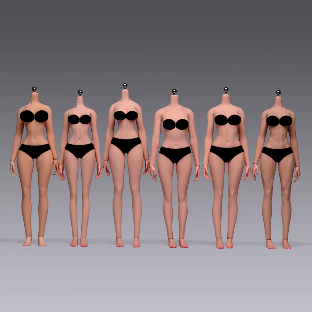 YM501 YM502 YM503 05 06 07 1/6 سوبر مرنة سلس الجسم مع التفاصيل الفسيولوجية 12 ''أنثى الجندي عمل نموذج لجسم #2