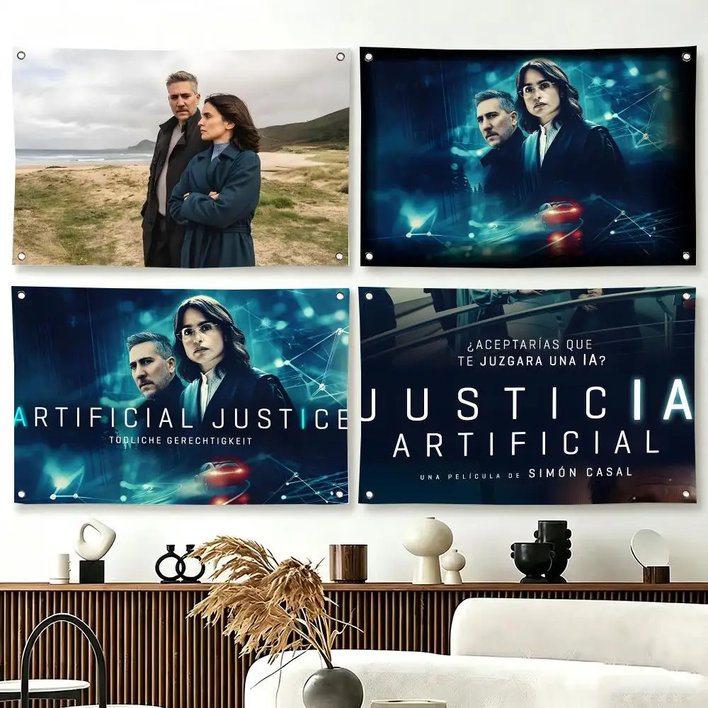Thriller Movie A-Artificial Justice Flags  For Living Room Home Dorm Decor Wall Outdoor Camping Party Banner Gifts