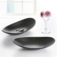 1pc Elegant Oval Black Jewelry & Key Tray - Versatile Organizer for Rings, Keys, and Decorative Items - Perfect for Easter