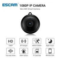 Escam V380 Mini Wifi IP Camera HD 1080P Wireless Indoor Camera Nightvision Two Way Audio Motion Detection Baby Monitor Camera