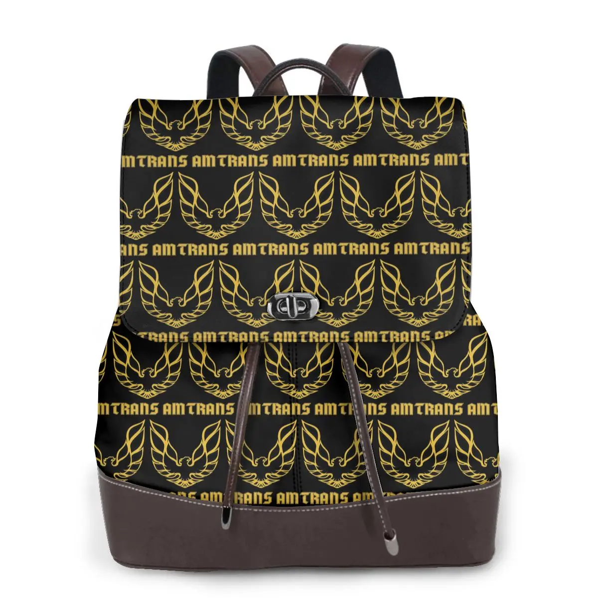 Trans Am Firebird Bandit Golden Bookbag School Student Bags Hiking Travel Daypack for Women Fashion Derma Backpack