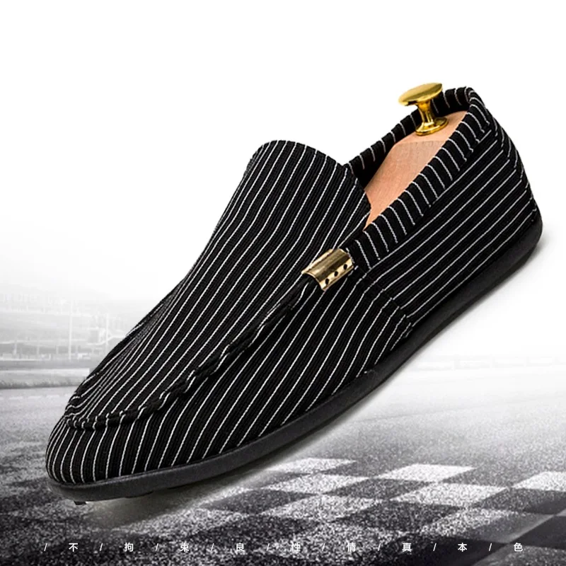 

2024 New Autumn Mens Loafers Lightweight Comfortable Flat Casual footwear Men Breathable Slipon Soft male Leather Shoes Zapatos