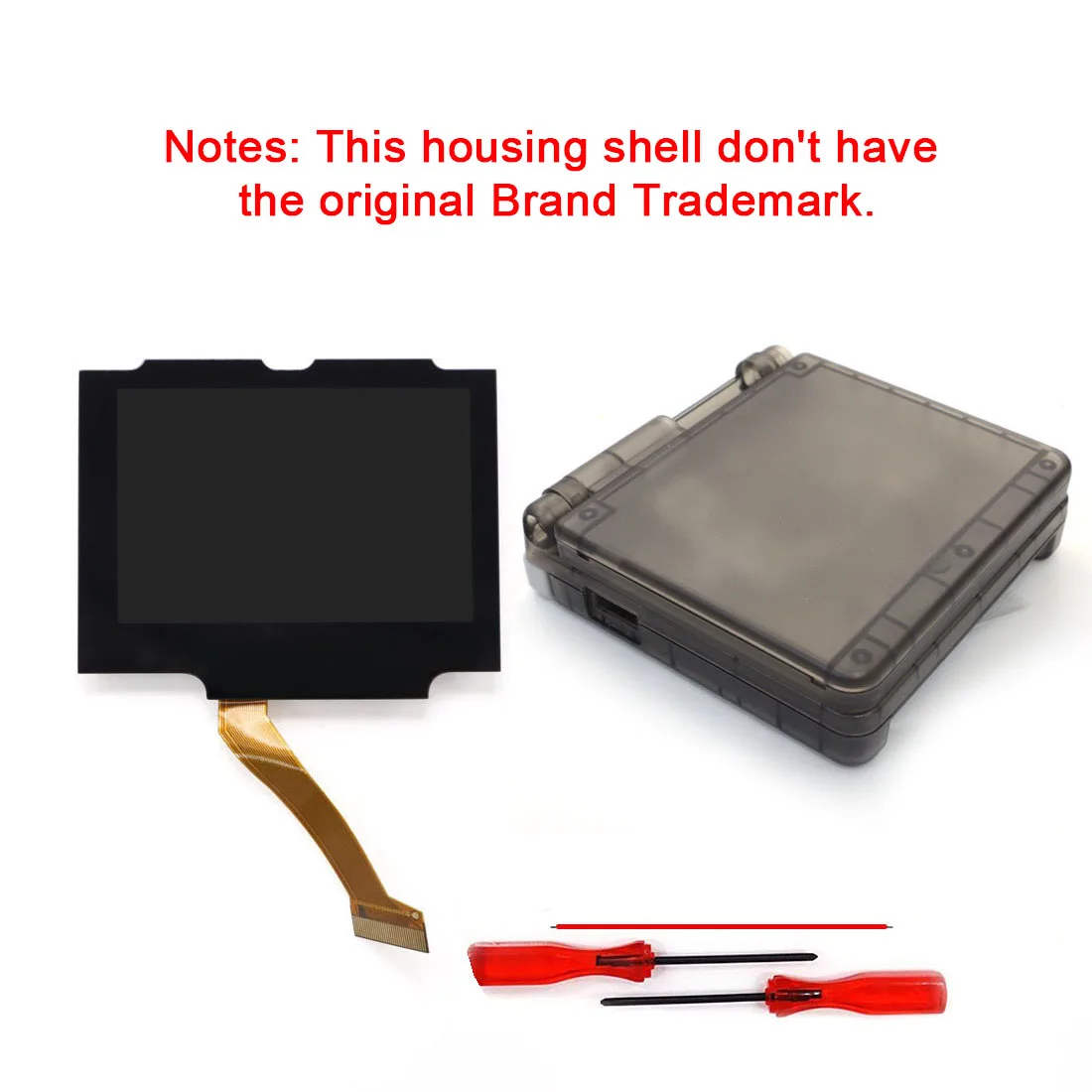 Hispeedido Pre-Laminated IPS V5 LCD-Kits für GBA SP, hochheller Bildschirm, kein Zuschnitt erforderlich, für Gameboy Advance SP.