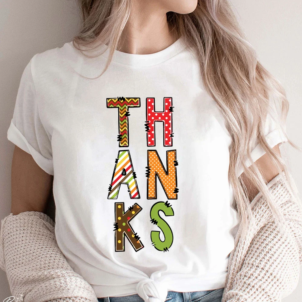 

Give Thanks Gift Womens Clothing Family Thanksgiving Comfort Colors Women's Clothing Cute Fall Women Clothes Thanksgiving Shirts