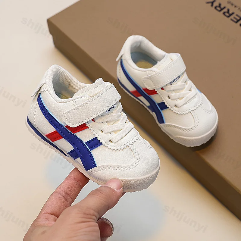 

Детская обувь, осенние кроссовки 2024, легкие удобные спортивные кроссовки для мальчиков, повседневная прогулочная обувь с мягкой подошвой в полоску для девочек