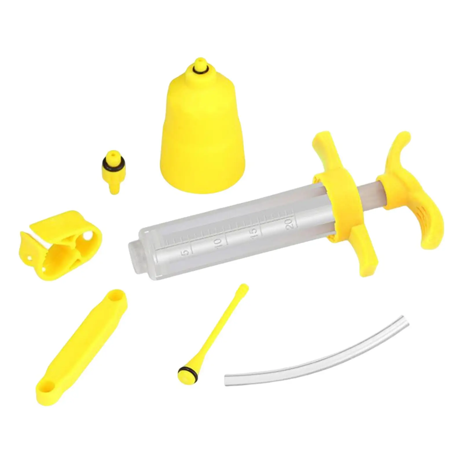 Bike Brake Oil Exchanger Hydraulic Disc Bleed Tools Plastic Oiler Quick Lock Hose Adapter for Bicycle Maintenance