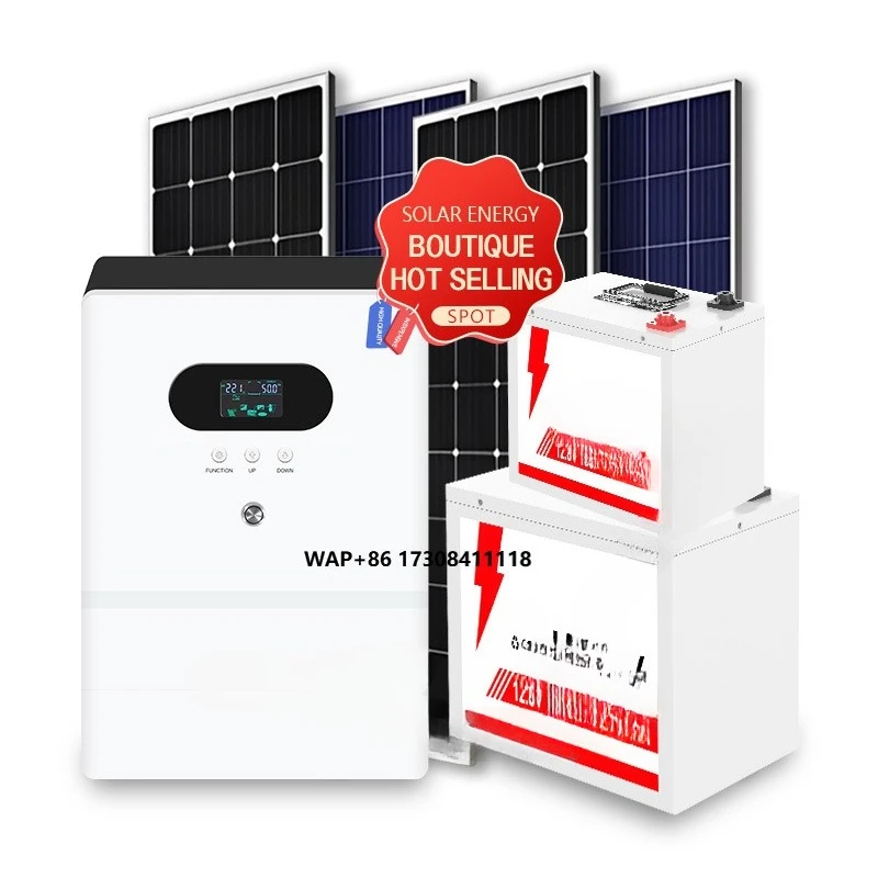 Residential Hybrid Solar Energy System 5Kw 10Kw 20Kw 30Kw Lithium Battery Storage Monocrystalline Silicon Generator for Home Use