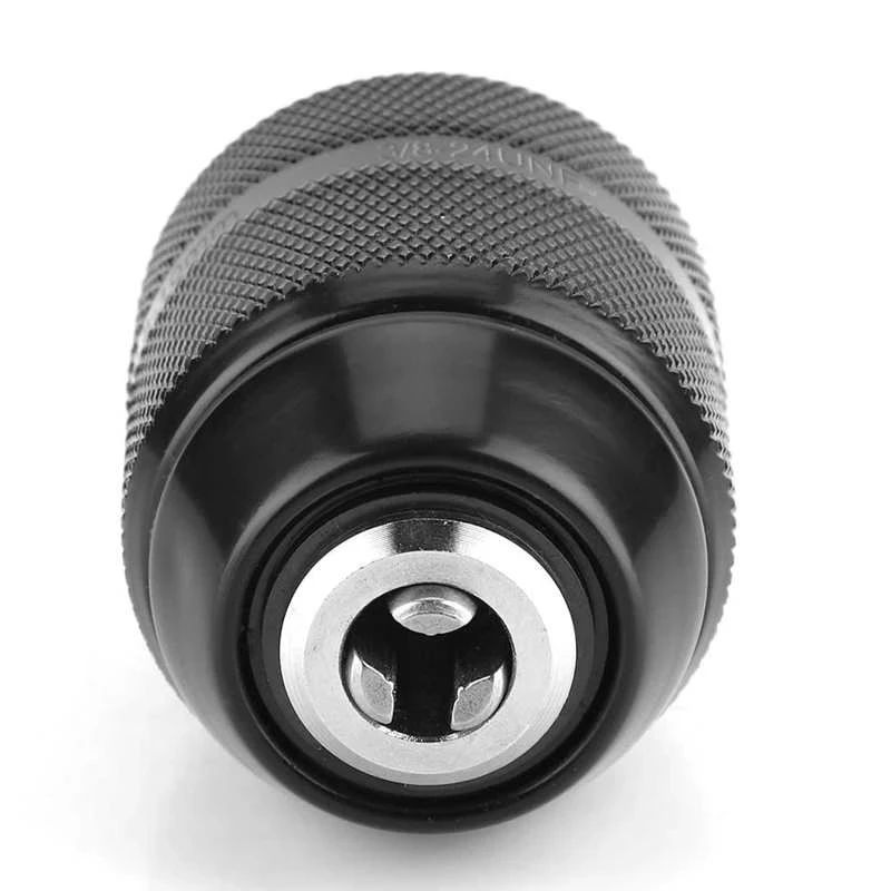 Mandril de Broca Keyless para Broca Elétrica de Mão Thread 0.8 Mm10 mm Função de Bloqueio Metal Novo 1pc