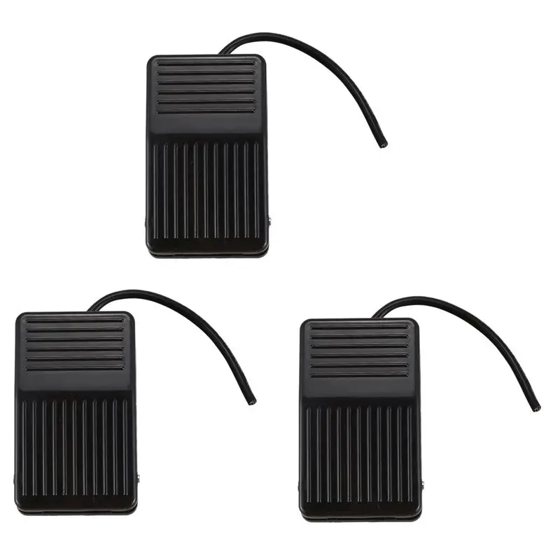 

A36T-3X 250V 10A SPDT Nonslip Plastic Momentary Electric Power Foot Pedal Switch