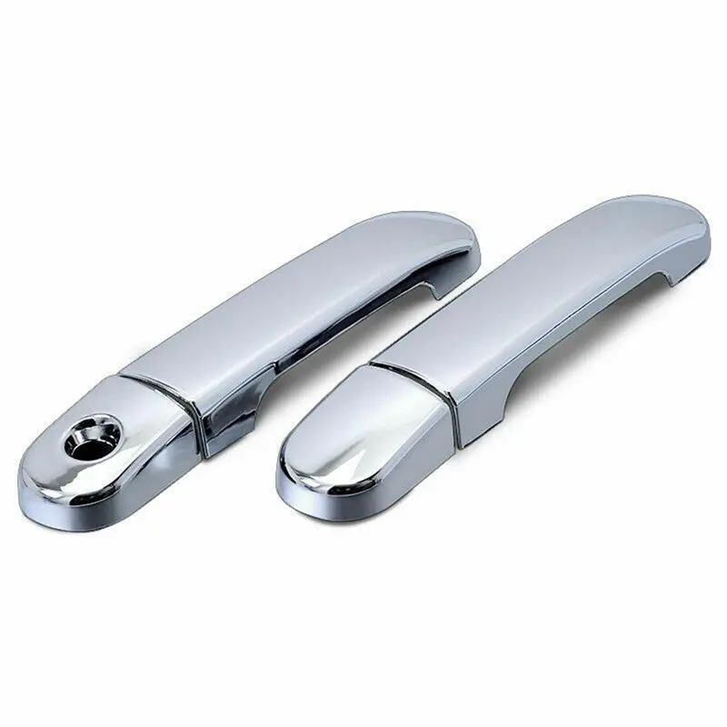 A95E-24Pcs Chrome Door Handle Cover Trim For Nissan Versa Tiida Latio 2007-12 LIVINA 2009-13 Car Styling