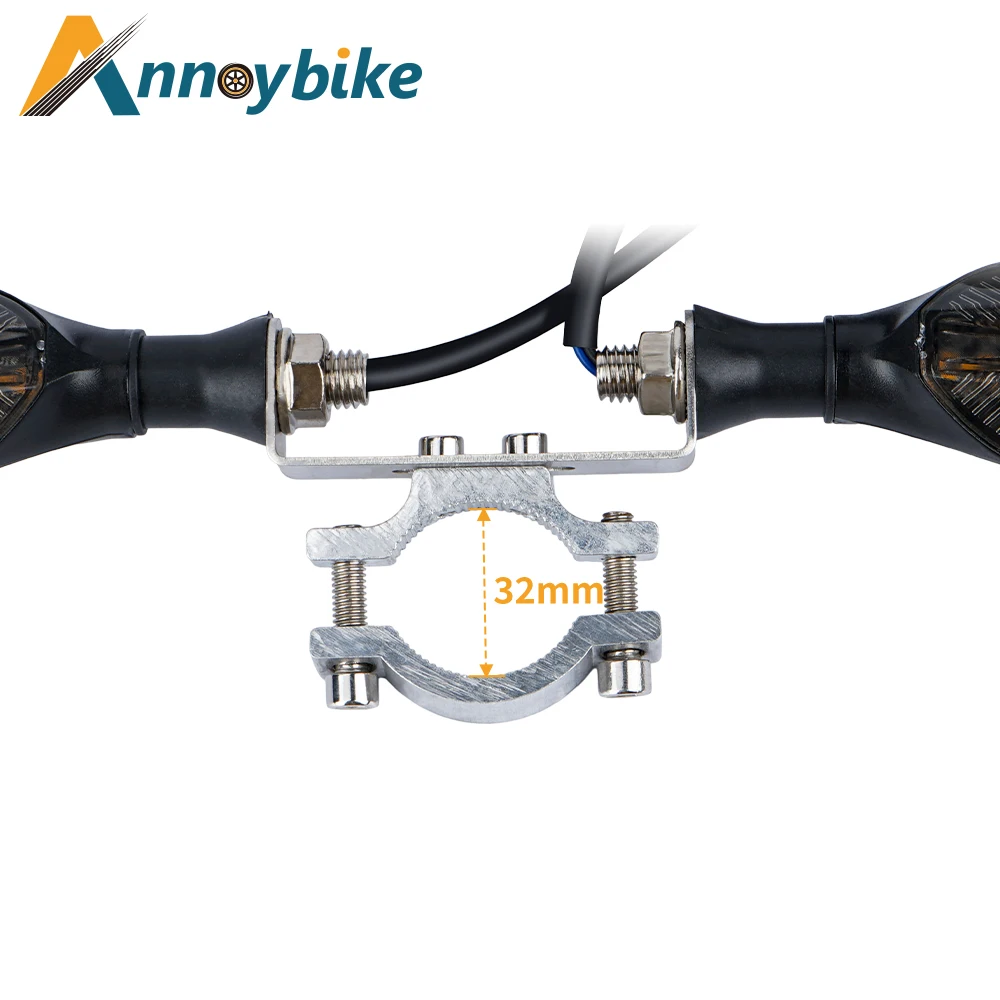 E bike 48V 60V Electric Bicycle Waterproof Cable Light Set Front Rear Flashing Dynamic Turn Signals Scooter Accessories Light