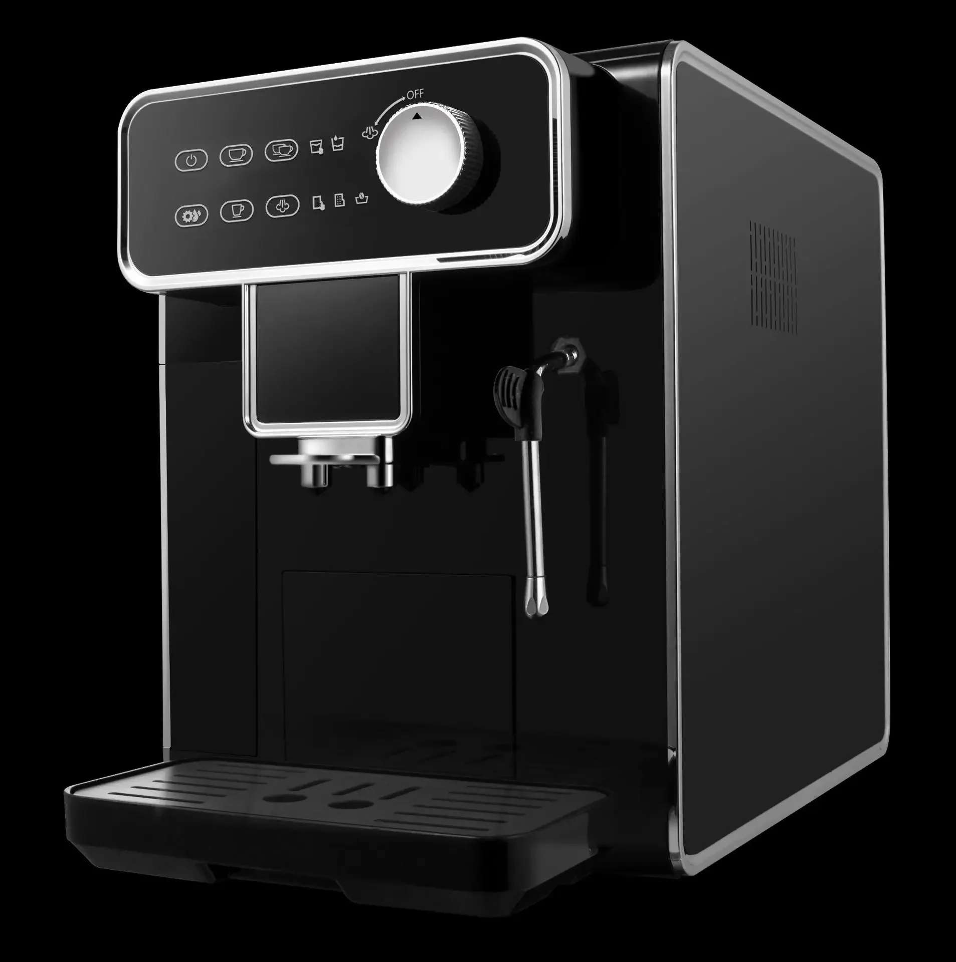 

Professional Semi-Auto Espresso Coffee Machine with Touch Screen Automatic Grinder for Hotels