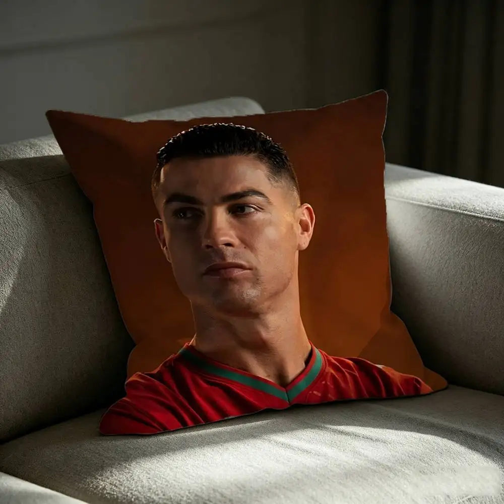 CR-7 R-Ronaldo Artistic Design  Square Sofa Pillow Cover Solid Color Living Room Home Decor Cushion Case