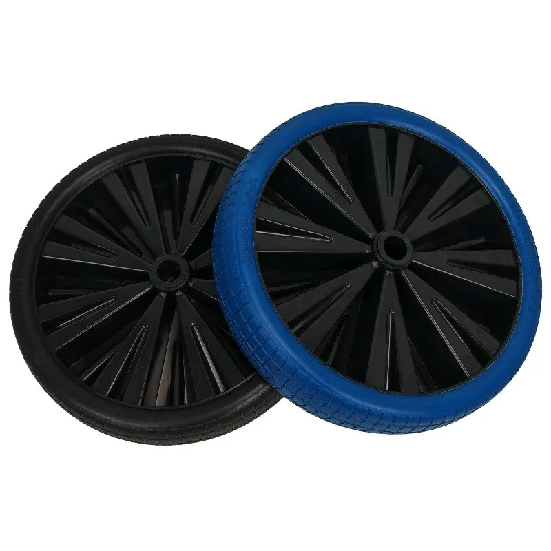 

Solid Plastic Spokes Anti-rust Air-free Cart Yacht Kayak Tires