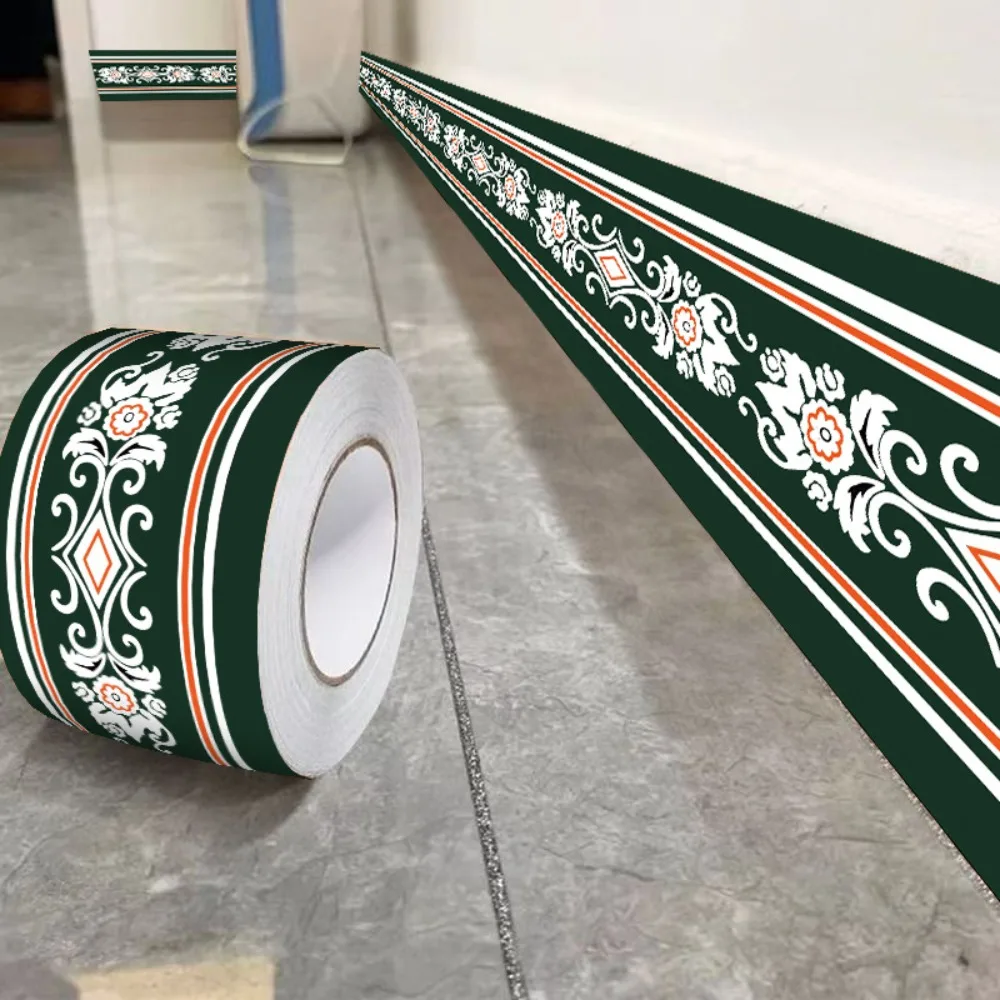 Fashion 10 Meter Wall Base Self Adhesive Anti-collision Skirting Line Soft Thickened Corner Line Bedroom
