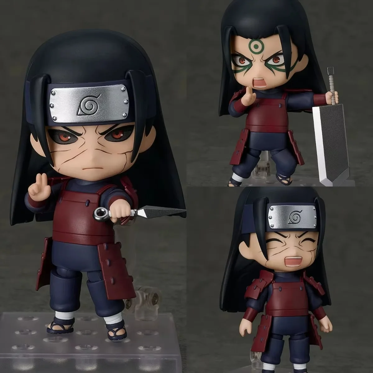 Figuras de Ação do Anime Naruto, Modelos Movíveis de Sasuke, Itachi, Kakashi e Obito, Brinquedos Colecionáveis para Coleção de Animação e Jogos