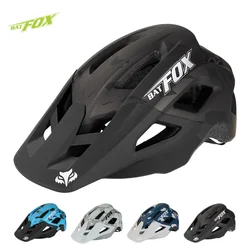 BATFOX Mountain Bike MTB Helmet Cycling Helmet Downhill XC Bicycle Road Ultralight Men Women Integrally-molded Casco Ciclismo