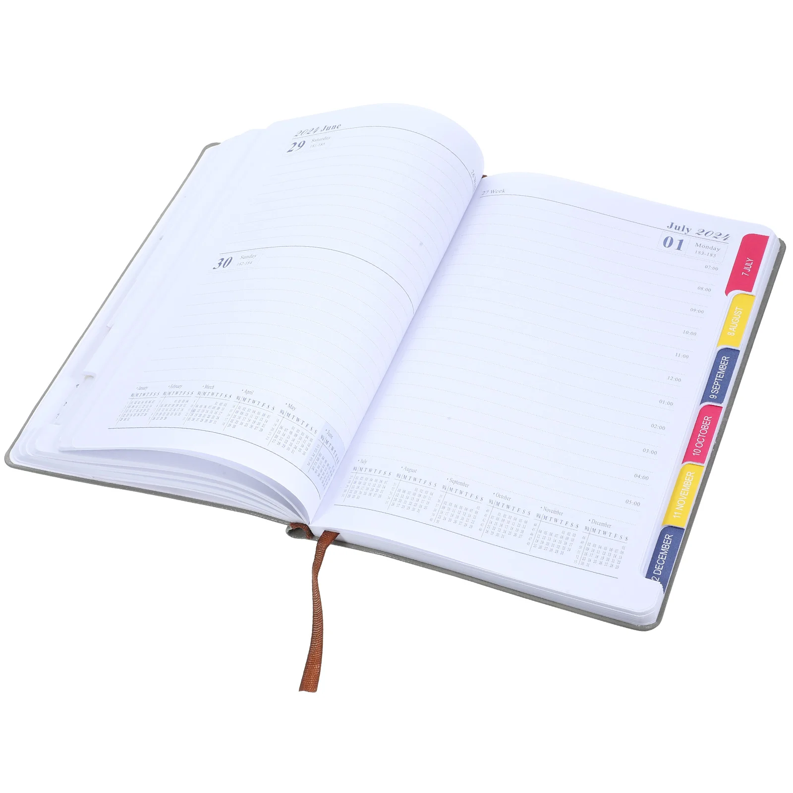 

2023 Agenda Book Time Management Jotter Notepads Schedules Notebook Paper Daily Planner Student Office