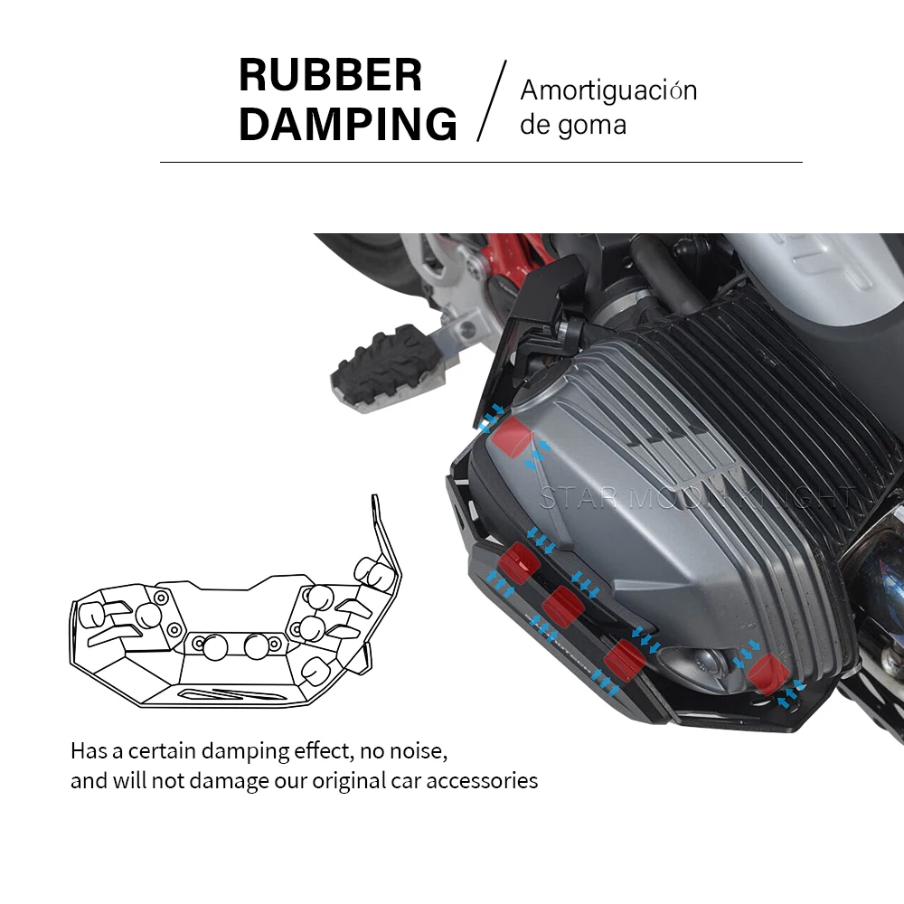 R1200 protezione motore coperchio protezione testata per BMW R Nine T R nineT R9T R1200R R1200GS Adventure R 1200 GS moto