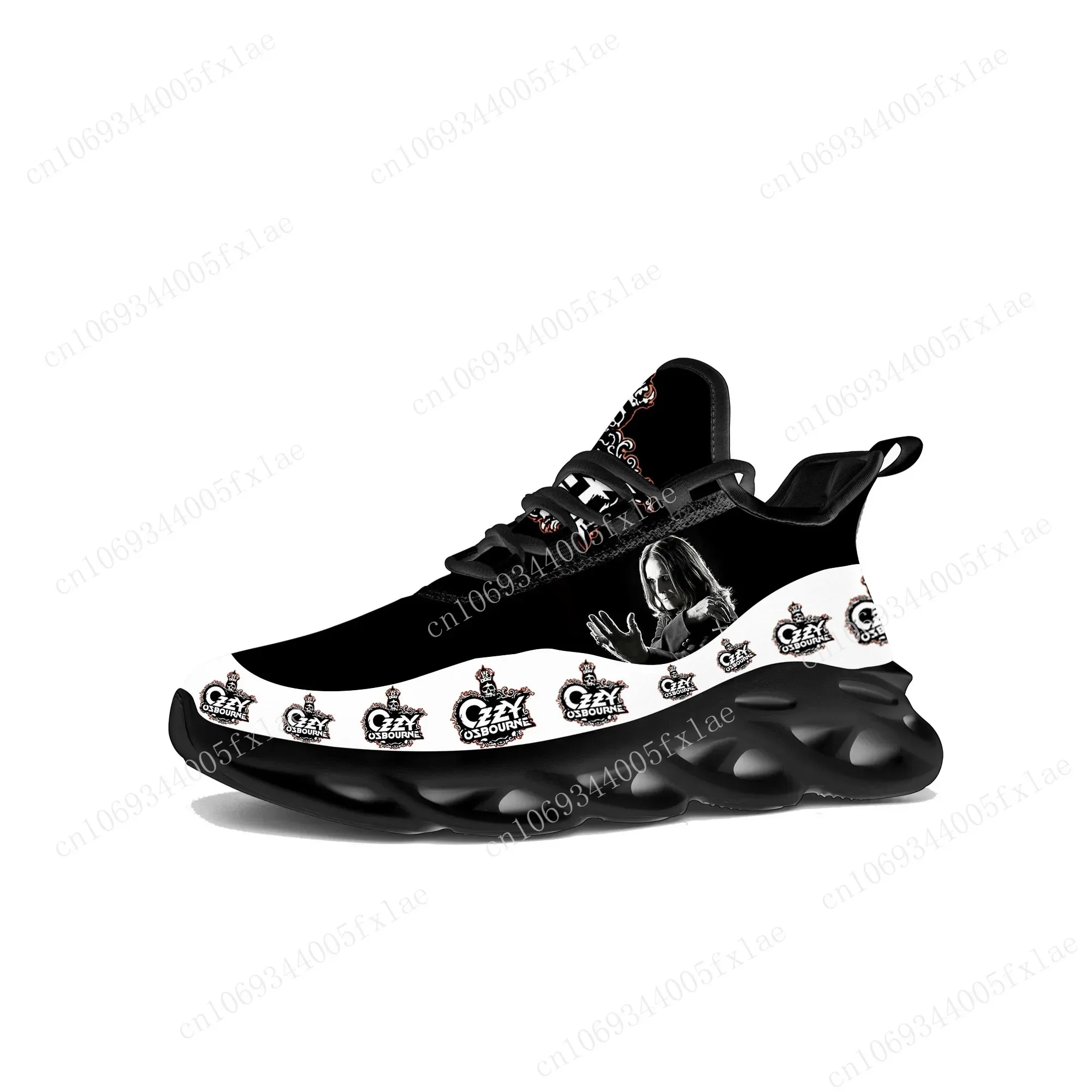 Ozzy Osbourne Metal Rock Singer Flats Sneakers Mens Womens Sports Running Shoe Sneaker Lace Up Mesh Footwear Tailor-made Shoe