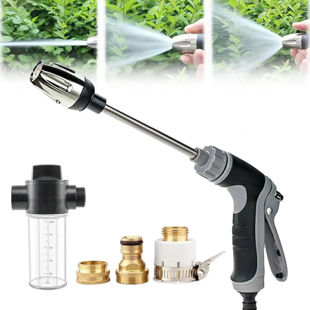 

Pressure Washer High Pressure Water Car Cleaning Tools with 360-Degree Rotating Handle 3 Modes Non-electric Power Pump Sprayer