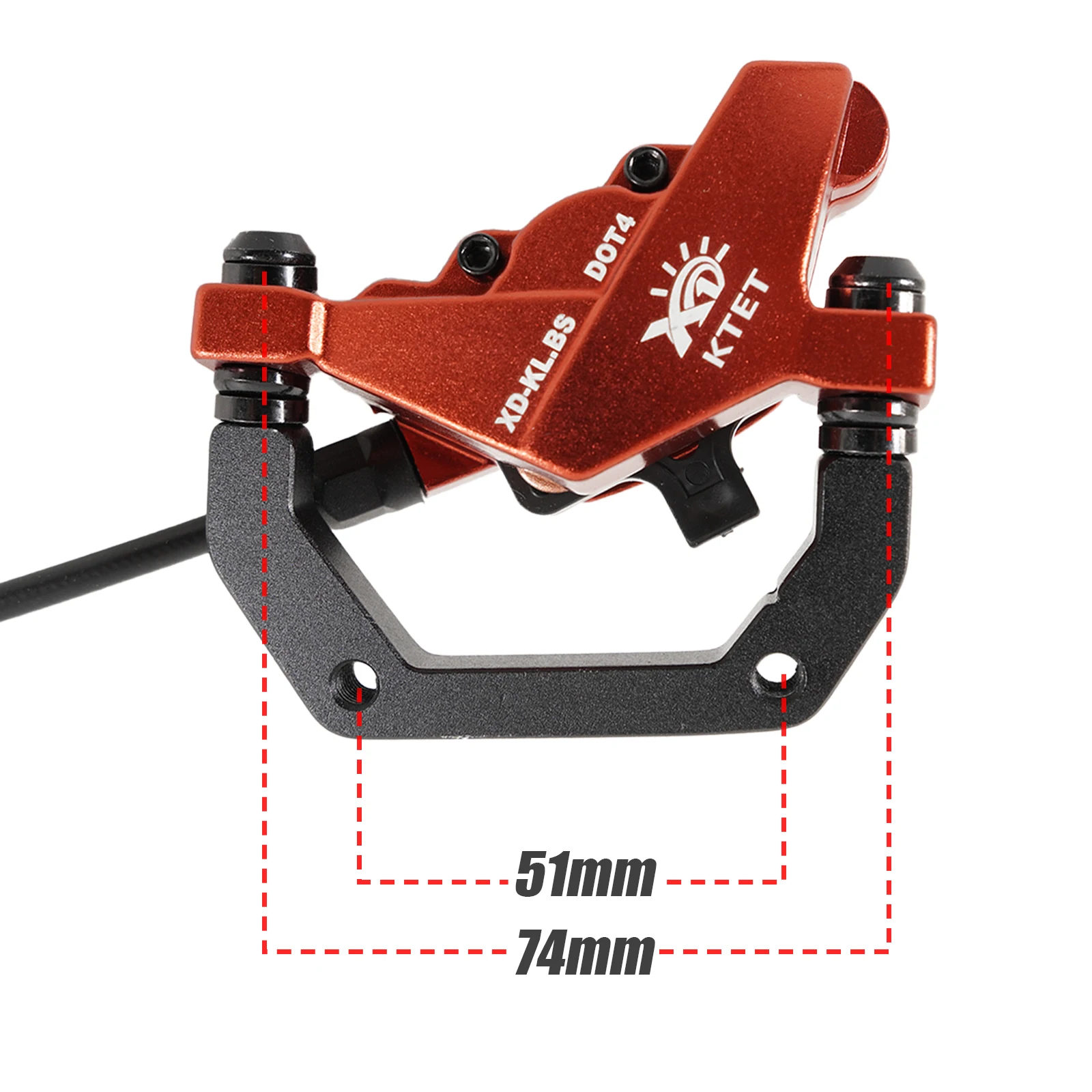 Electric Bicycle Hydraulic Disc Brake Kit Ebike Power Cut Off Brake Level Bicycle Dual Disc Oil Brakes