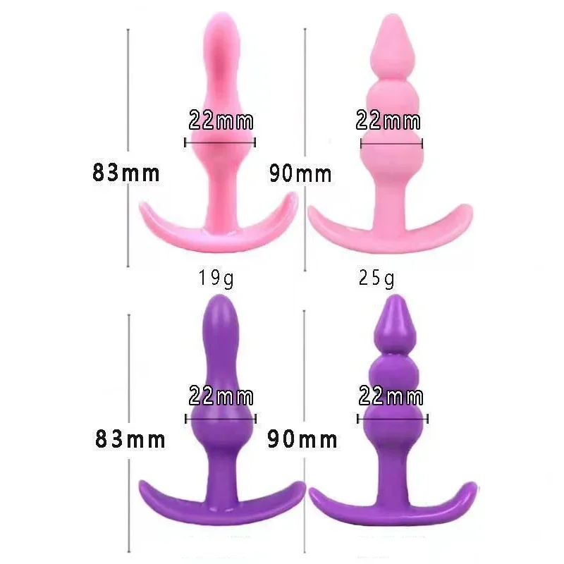 Tapón de cuentas anales de silicona, masajeador de punto G Vaginal para mujeres, pareja de balas, masturbación para adultos, vibrador, Juguetes sexuales