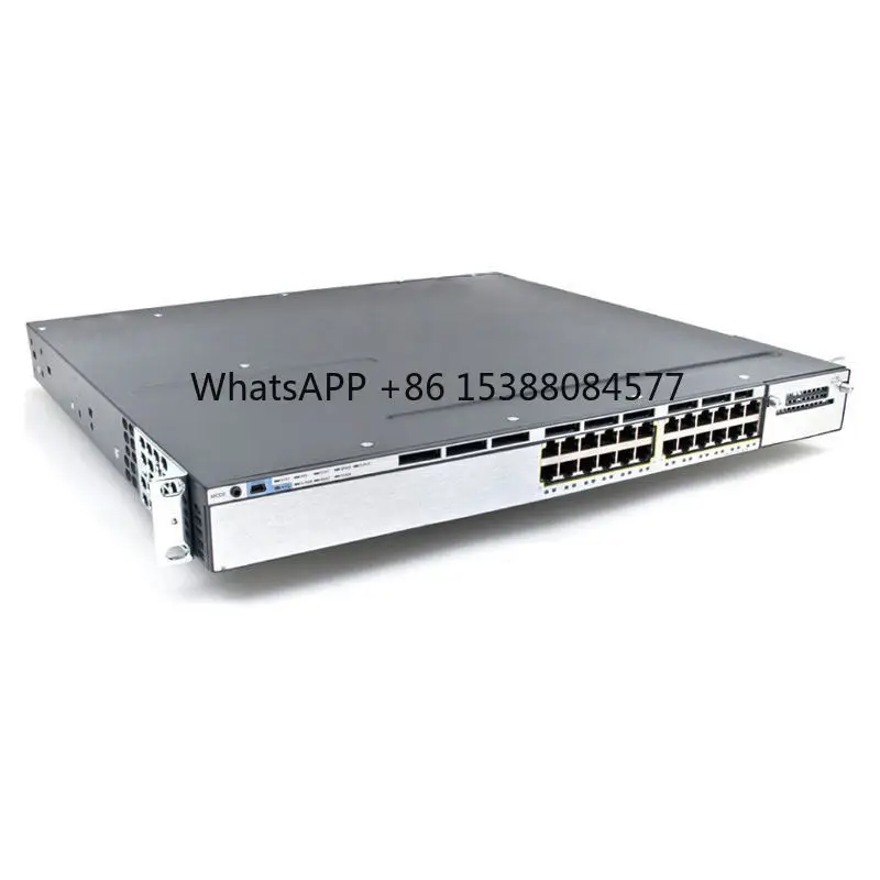

In Stock WS-C3750X-24S-S Switch Equipped with 512MB DRAM and 128MB Flash Backplane Bandwidth 160Gbps