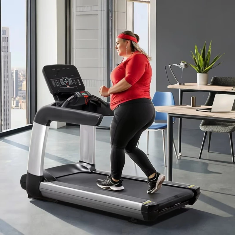 

All-in-One Folding Treadmill with Incline & Large Screen, Quiet Motor Electric Running Machine for Home Gym Fitness