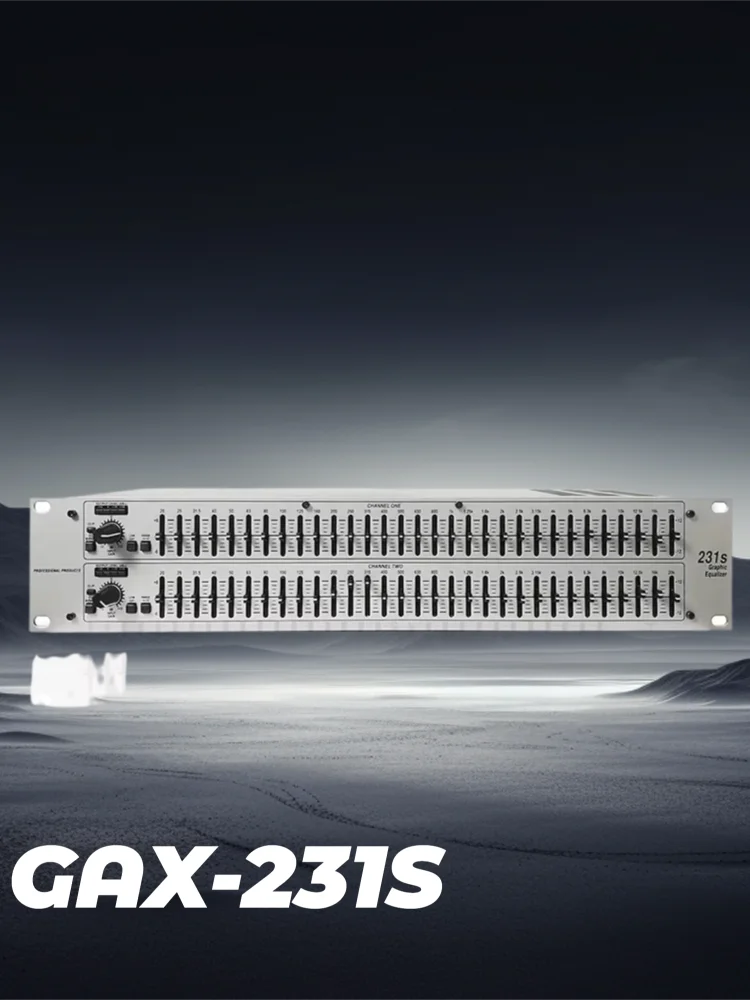 

GAX-231S двухканальный 31-полосный профессиональный эквалайзер для выступлений на сцене, конференции, KTV Bar, аудиопроизводитель, прямые продажи