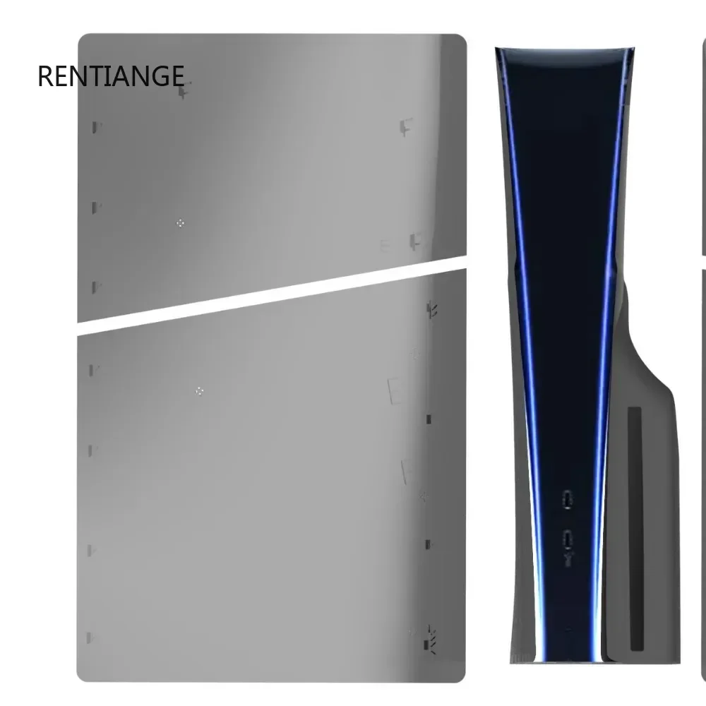 Transparent Plates for PS5 Slim Disc/Digital ABS Faceplate Shell Covers Replacement Face Plate for Playstation5 Slim