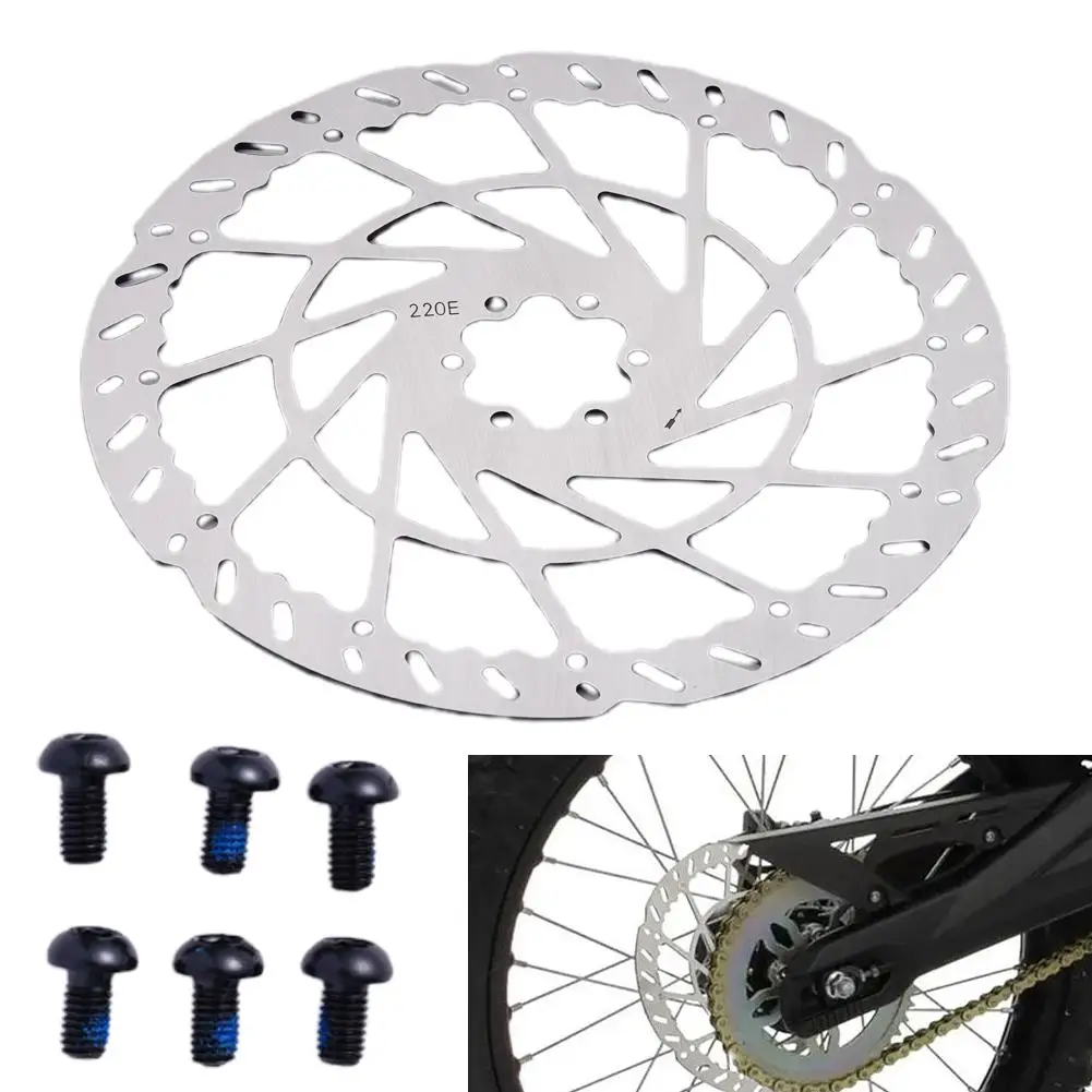 Rear Brake Disc For Talaria Sting MX3 X3 Motorcycle Rear Rotor Brakes Steel Electric Dirt Bike Brake Rotor Accessories Z4X3