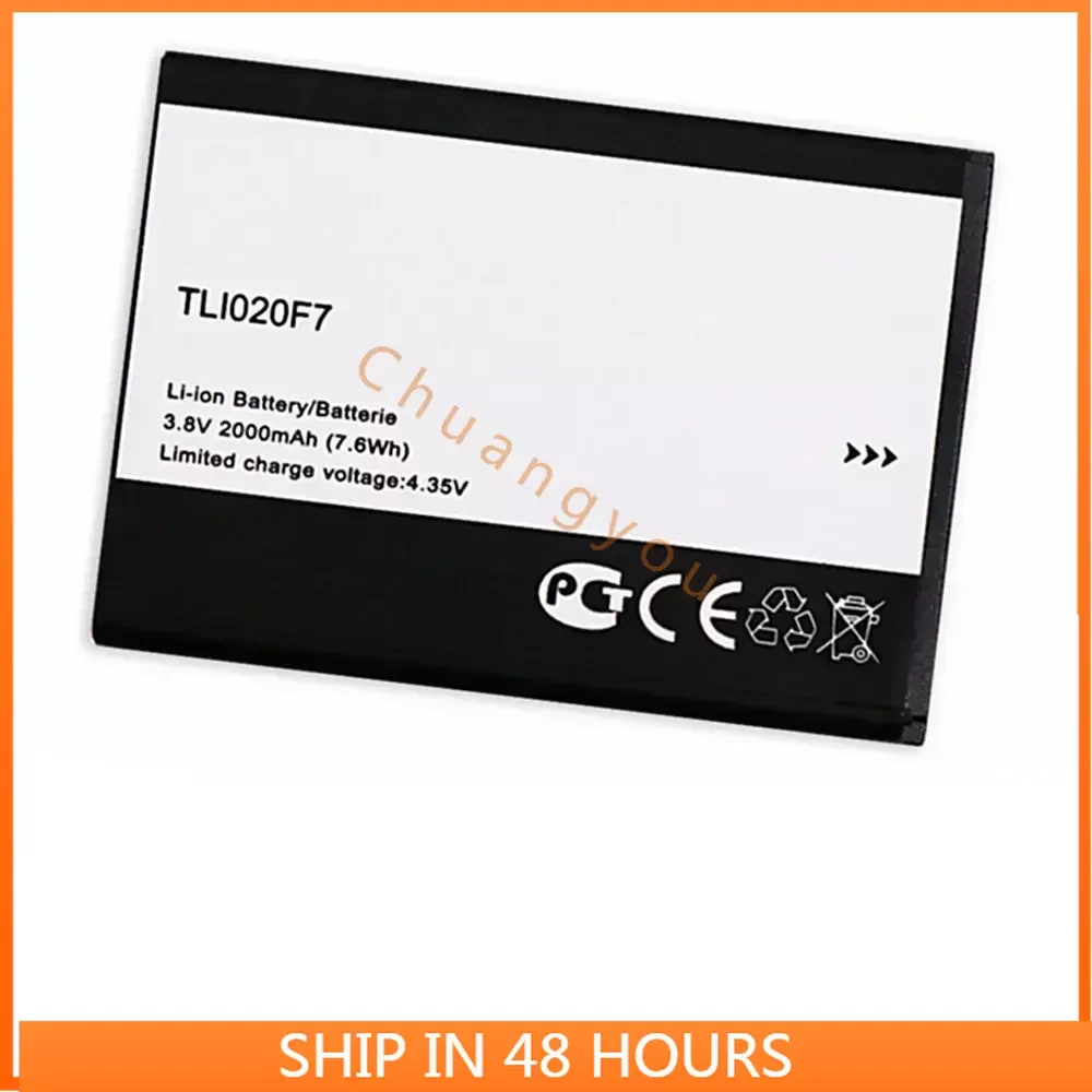 TLI020F7 2000mAh For Alcatel PIXI 4 5045D Pop 2 5042D C7 7040 7040D 7041 7041D J720 J720T J726 High quality Replacement Battery