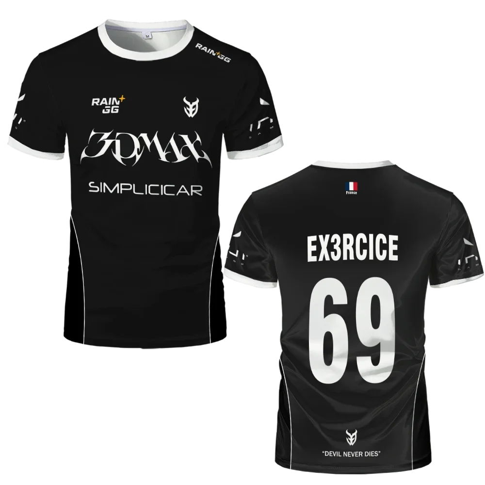 3DMAX معدات طرد السجائر الإلكترونية موحدة 2025 CS2 الدوري المهنية المحمولة الرجال Camiseta فريق الطرد المانجا