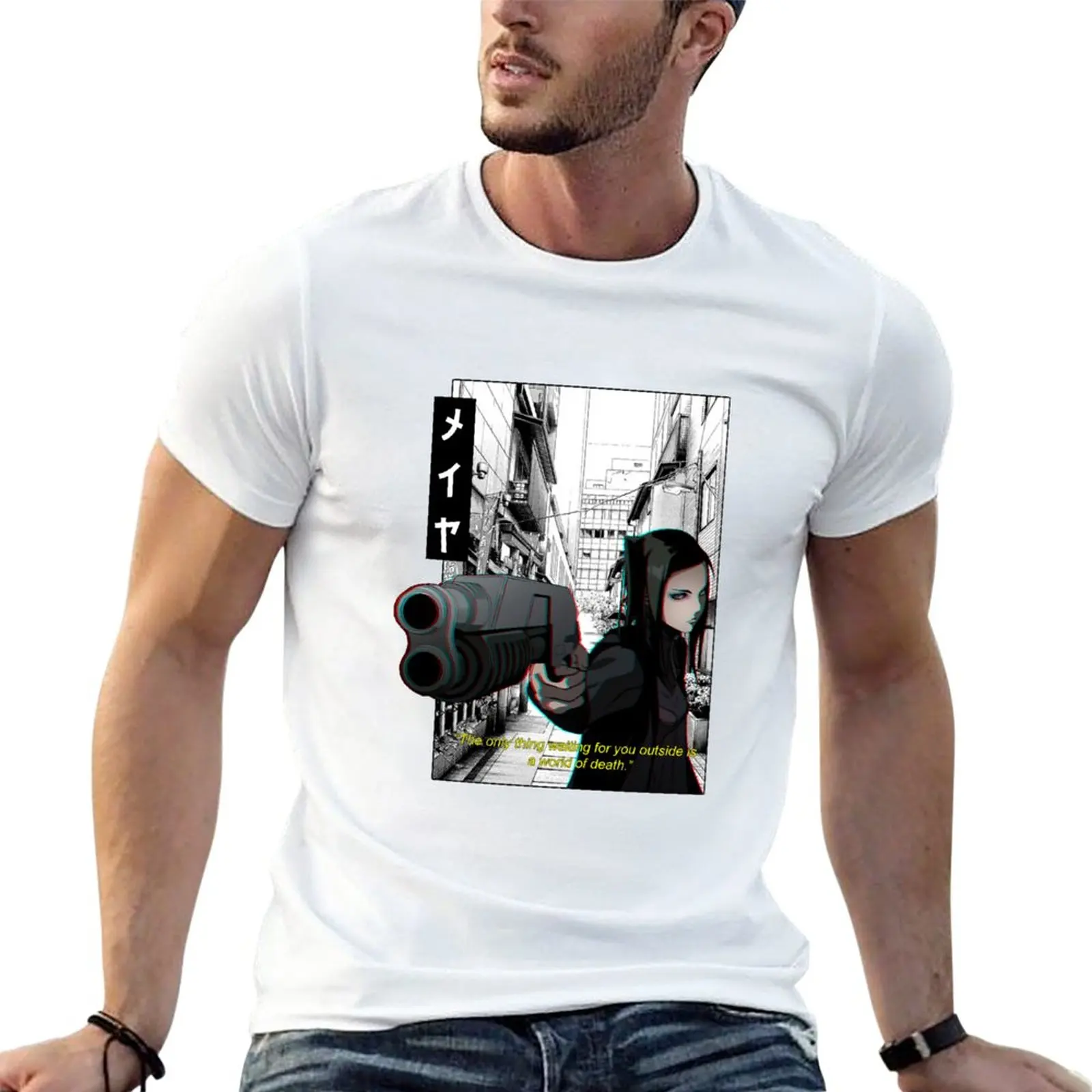 Ergo Proxy / re-L manga style T-Shirt summer tops quick-drying customs design your own mens plain t shirts