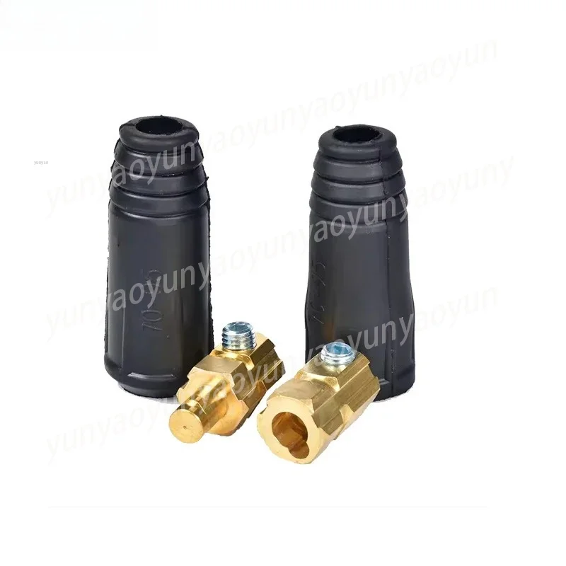 70-95Mm ² European Welder Cable Quick Plug Socket | Welding Torch Cable Extension Butt Connector
