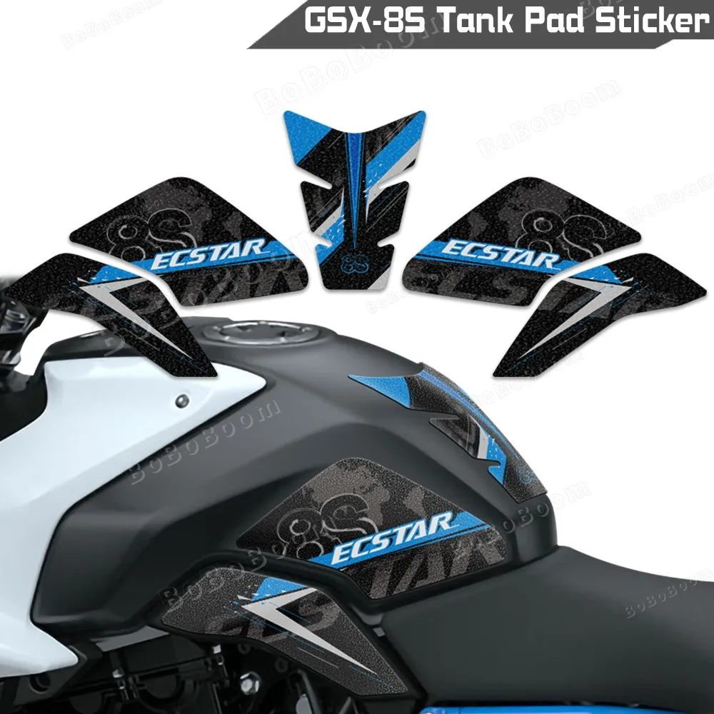 3M Motorcycle Frosted Side Fuel Tank Pad Sticker Protection Decals Waterproof For GSX-8S GSX8S GSX 8S gsx8s gsx-8s 2023 2024