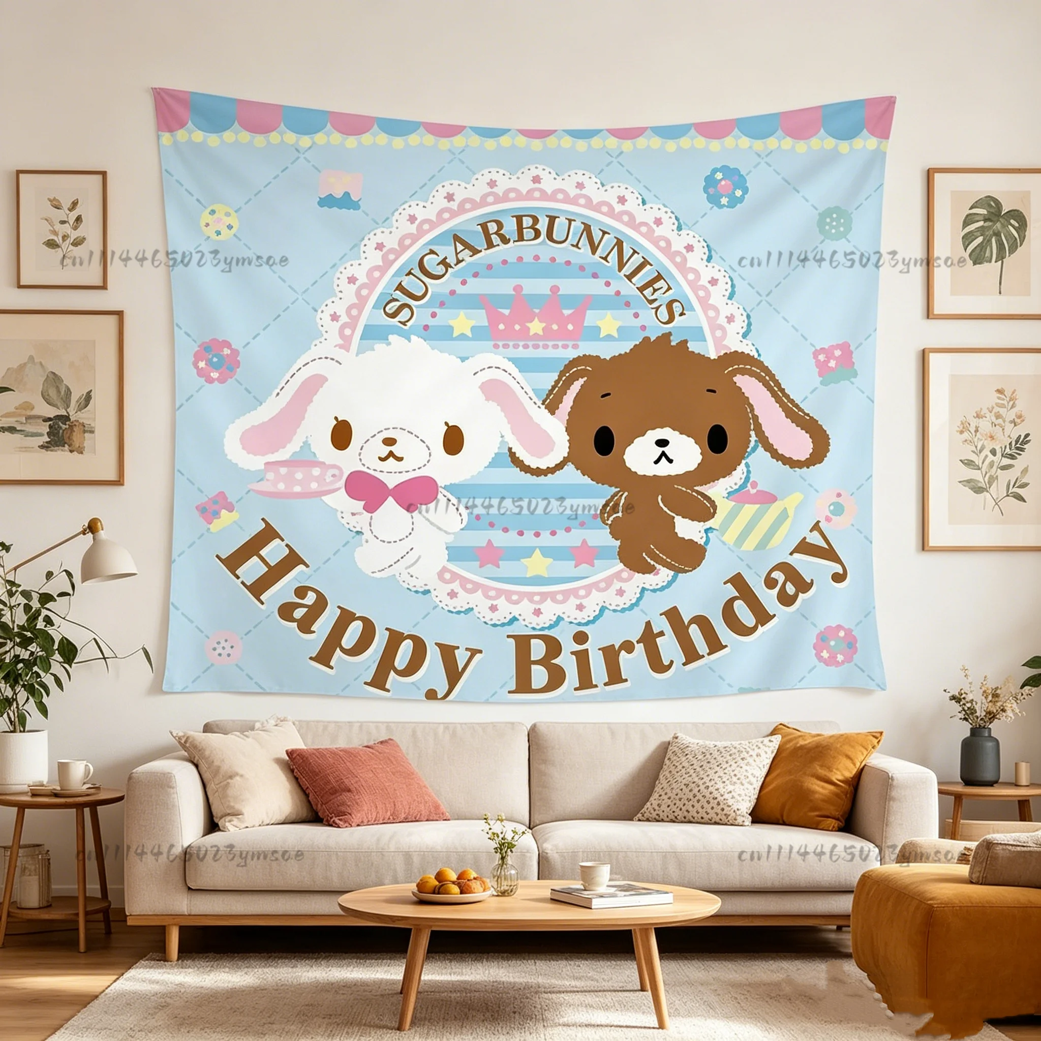 Cartoon-Karussell-Wandteppich, Anime-Wandteppich, ästhetischer Wandhintergrund für Wohnheime, Wanddekoration für Teenager-Mädchenzimmer, perfektes Geschenk für Fans, Flaggen – Detail 12