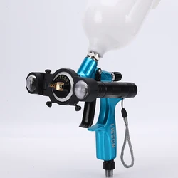 Spray gun light paint spray gun USB lithium battery rechargeable dual bulb spray gun flashlight searchlight spray gun