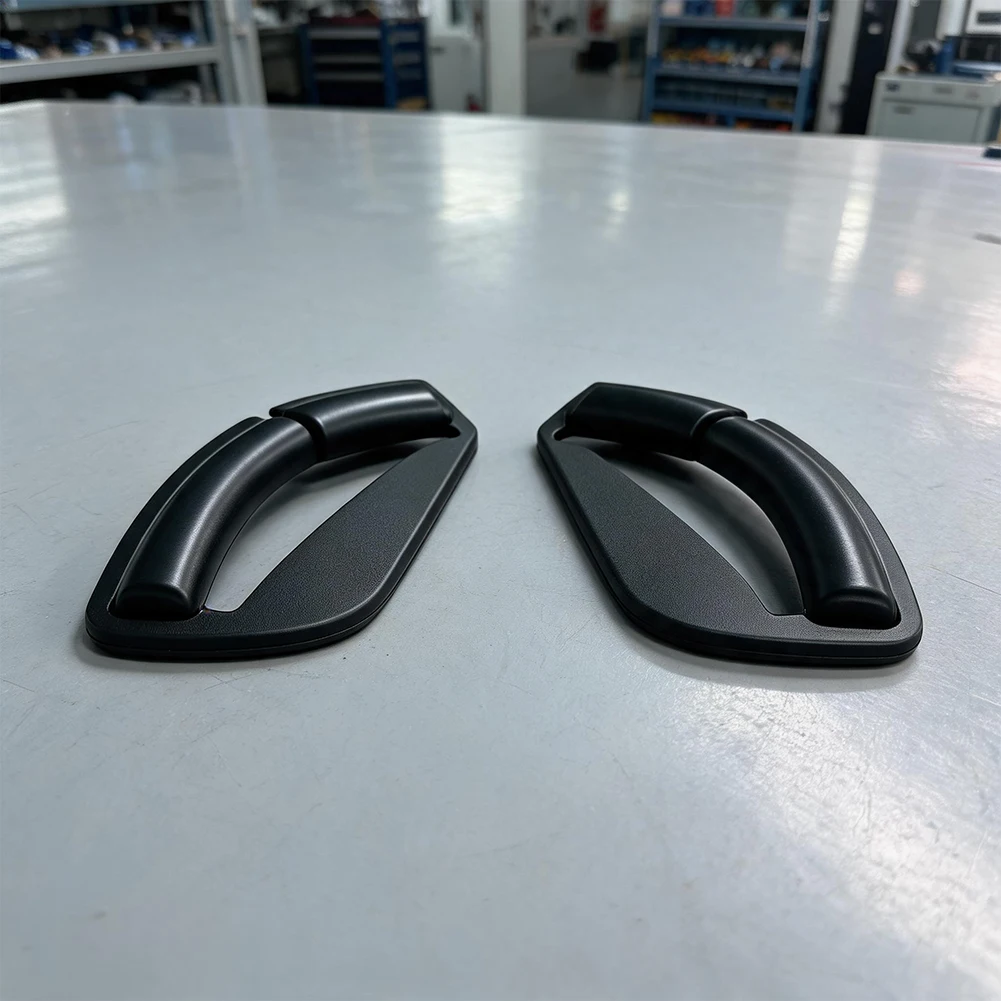 Interior Trim Replacement Rear Seat Belt Trim for oe-matched Molding ABS Plastic Construction Anti-wear Material Anti-fading