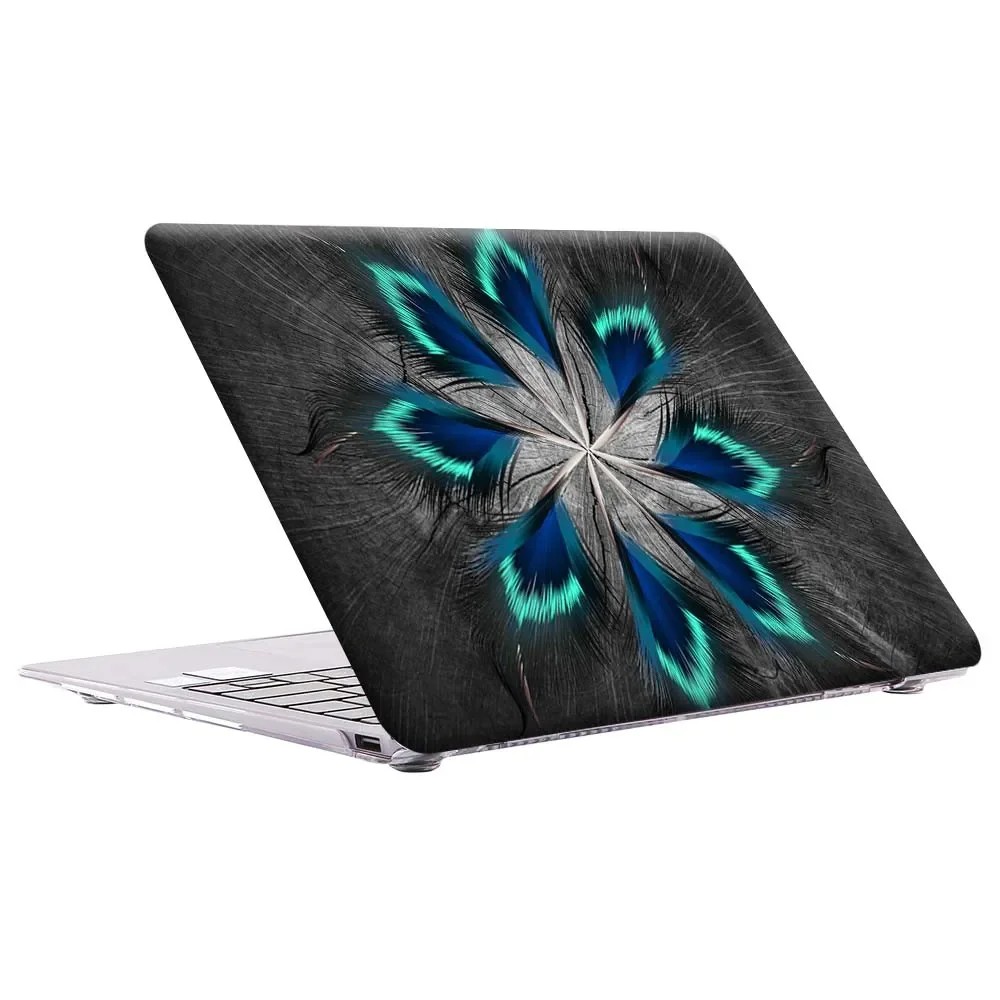 Funda de repuesto para ordenador portátil Huawei MateBook 16 2021, carcasa para portátil con patrón de serie de plumas, accesorios para ordenador