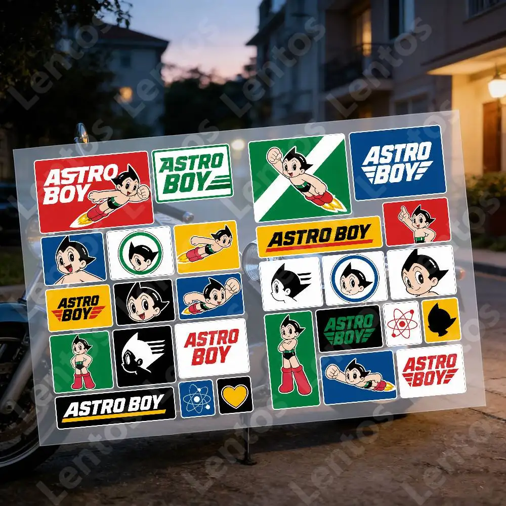 A-astr-o B-oy Reflective Motorcycle Stickers Waterproof Vinyl Decals For Motorbike Helmet Fuel Tank Bike