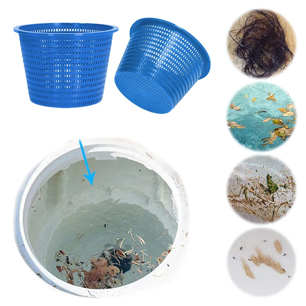 سلة مقشدة حمام السباحة مقاس 8 بوصة سلة مقشدة بلاستيكية لحمام السباحة الداخلي سلة مقشدة لحمام السباحة لـ Hayward SP1070