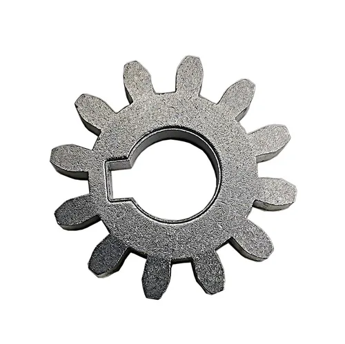 Rueda dentada de Metal de 27,3 MM, 2M, 12 dientes de diámetro de agujero de 10mm, piezas de Motor de engranaje con Base de hierro, Hardware de metalurgia en polvo 12 T 10A